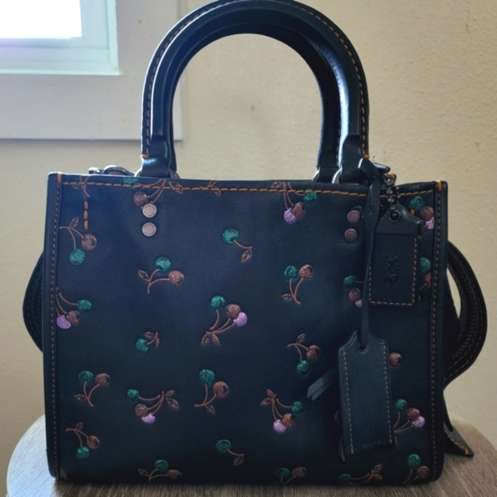 COACH 1941 ROGUE WITH CHERRIES PRINT